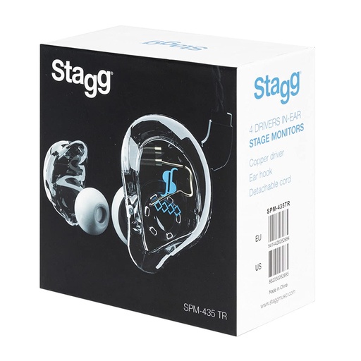 [BRSW2EIFDJ7QMYA3] Stagg In- Ear Audio Monitor (SPM-435 TR)