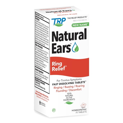 [BRSWIE3YCIGA4ELO] The Relief Products Ring Relief Tablets - 100% Natural Active Ingredients - for Ringing Ears and Tinnitus Symptoms - Fast Dissolving Tablets -70ct