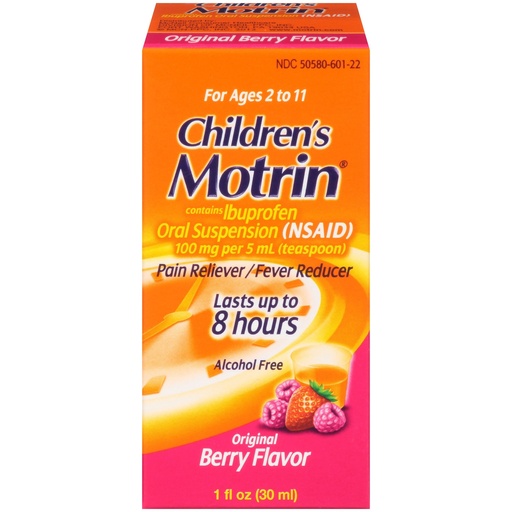 [BRSWKGD3O4HR22TE] Children's Motrin Oral Suspension, Berry, 1 Fl Oz