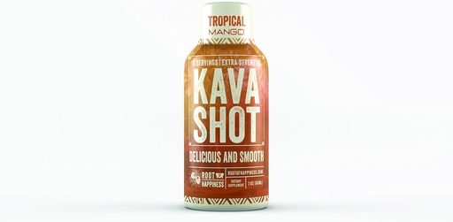 [BRSRAGQPC4OWKYLD] Kava and Wellness Shot | 2oz | Tropical Mango Flavor | Non-Alcholic | Relaxing Shot | Dietary Supplament