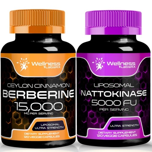 [BRSROCT3OQBBSCDP] Nattokinase Supplement Capsules - 5000 FU - Enzymes from Pure Japanese Natto Extract, Heart and Immune Support | Bundle