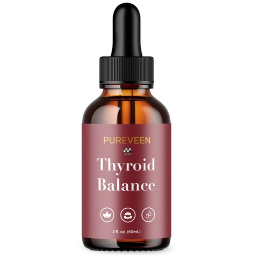 [BRSRGAL2CJ7BMHQ2] Pureveen Thyroid Balance Drops, Official Pureveen Drops with All Natural Ingredients, Advanced Health and Wellness Support Formula, Max Strength Multivitamin Thyroid Support Supplement (30 Servings)