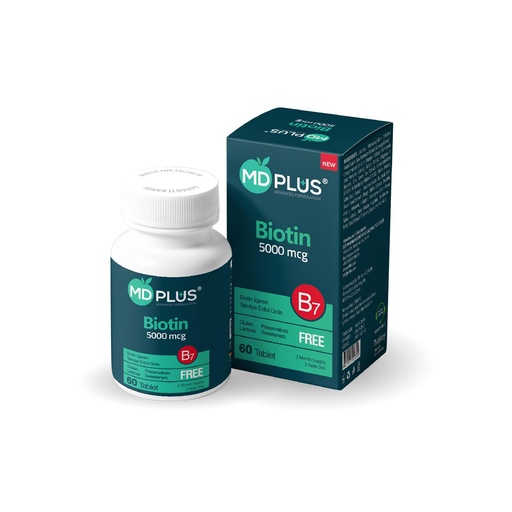 [BRSRAHY6OIPQYGYY] HairMD Md Plus Advanced Hair Biotin 5000 Mcg 60 Tablet