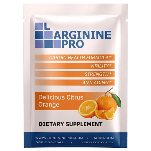 [BRSWGAI6OQNQO3L5] | 5,500mg L-Arginine Plus L-Citrulline 1,100mg Orange Powder Drink Mix Supplement for Increased Nitric Oxide Production