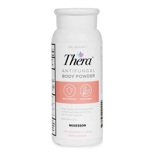 [BRSWGGL3PIHGA23X] Thera Antifungal Body Powder, 2% Strength - Relief for Athlete's Foot, Jock Itch, Ringworm - 3 oz