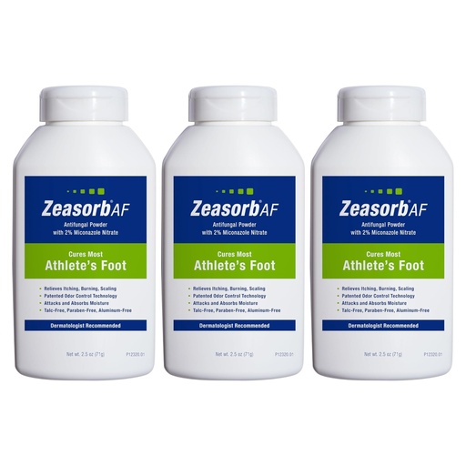 [BRSWIZQZAYBBCC34] Zeasorb-AF Super Absorbent Antifungal Powder 2.5 oz(3 Pack)