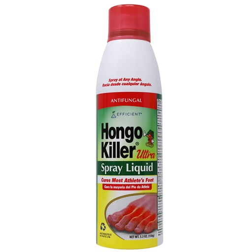 [BRSWIYYICV5BQ3DI] Hongo Killer Antifungal Ultra Spray Liquid 5.3oz - Athlete's Foot Treatment | Athlete's Foot Treatment, Antifungal, Pack of 1