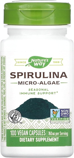 [BRSWIYTYOUEB22T2] Camino de la Naturaleza Spirulina Micro-Algae 380 mg 100 Veg Caps