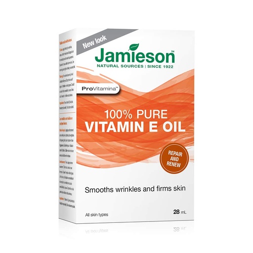 [BRSWIF37AIPBSFT2] Jamieson ProVitamina 100% Pure Vitamin E Oil , 28ml