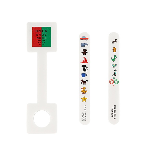 [BRSROGI6AANBO333] Kids Vision Test Card, 3PCS Red/Green Anti-Suppression Check Vision Tester