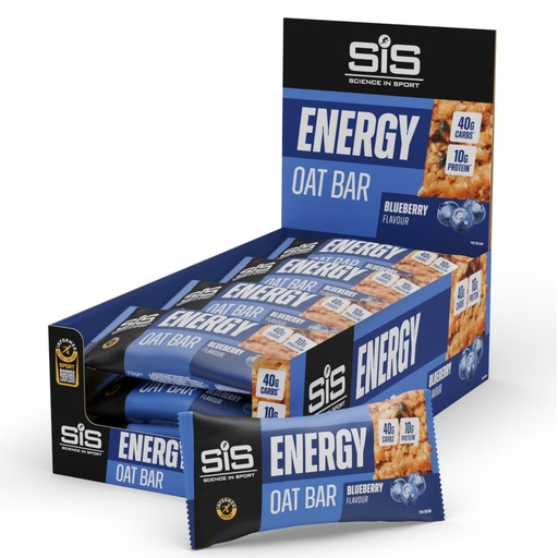 [BRSRGGILA4BGKYIV] Science in Sport Energy Oat Bar - Oat Energy Bar for Elite Athletes - 40g Carbohydrates - 10g Protein - Balanced Nutrition Sports Snack - Vegan-Friendly - Blueberry Flavor - 12 Count