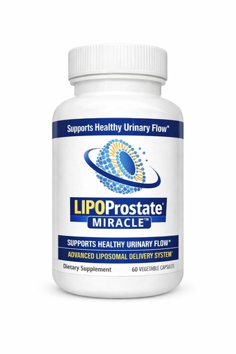 [BRSRGZAECMHROCA3] LipoProstate Miracle – Liposomal Beta Sitosterol Prostate Supplement for Men – Advanced Absorption Technology – Pine Phytosterols, Zinc, Selenium, D3 – 60 Vegetable Capsules