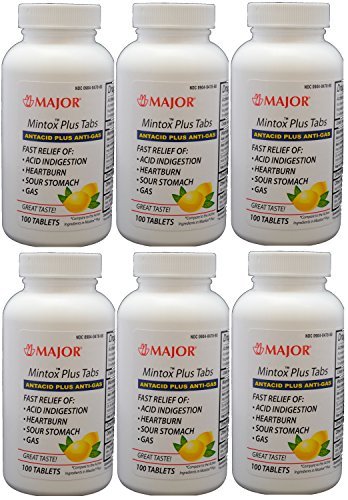 [BRSWKHYQOYFGCFA7] Mintox Plus Tab Mmp 100@ by Major Pharmaceuticals
