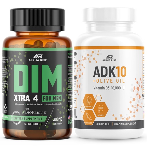 [BRSRGCYEBUPW2EI3] DIM Xtra 4 Supplemnent for Men + ADK 10 Vitamin Supplement