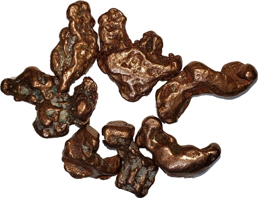 [BRSWGBQ5DEFB42DB] Premium Pure Natural Solid Copper Nuggets - 2 Ounces - Healing Energy, Mineral, Mental Agility, Grounding, Eurythymy, Metaphysics