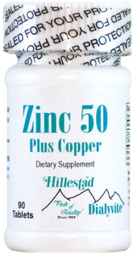 [BRSWG2T6AQMRGC35] Dialyvite Zinc 50 Plus Copper - 90 Tablets - Supports Immune System and Prostate Health - Zinc Gluconate 50 mg with Copper Bisglycinate Chelate 1 mg