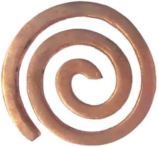 [BRSRGBT7DEAR4HYV] Copper Vastu Helix for North West | 2 Inch - Pack of 1 | Dosh Remedies for South East Corner | Missing Corner | Kitchen & Entrance