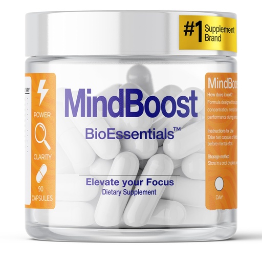 [BRSRE2YCBNYB6ELK] MindBoost – 10-Ingredient Nootropic Stack – Citicoline 280mg & L-Tyrosine 280mg – Cognitive Function & Mental Focus – PS 100mg + Uridine Creatine ALA Mg Zn – 60 Vegan HPMC Capsules