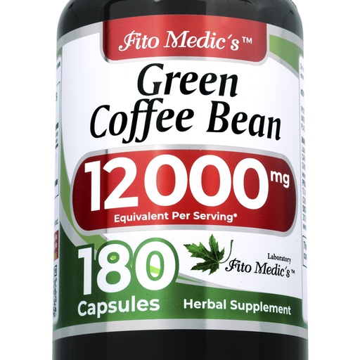 [BRSREFA7OIHQMYA7] FITO MEDIC'S Lab | Green Coffee Bean Extract | Green Coffee Beans | 180 Capsules