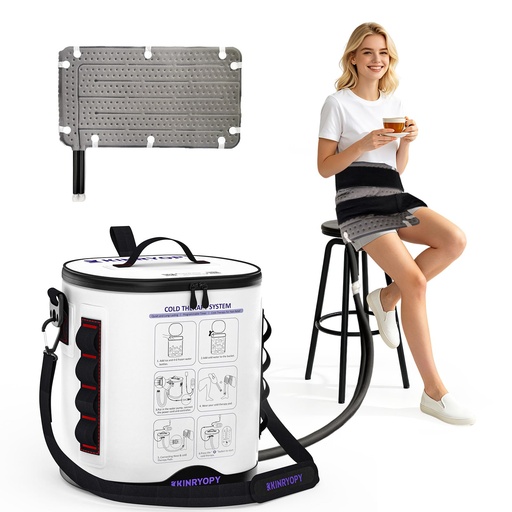 [BRSRECTQBB6GMGT6] Cold Therapy Machine for Hip, Ice Machine Pain Relief for Post Surgery Recovery with Timer, Hip Replacement Pad Recovery System, Cryotherapy Pain Relief w/Compression Pad