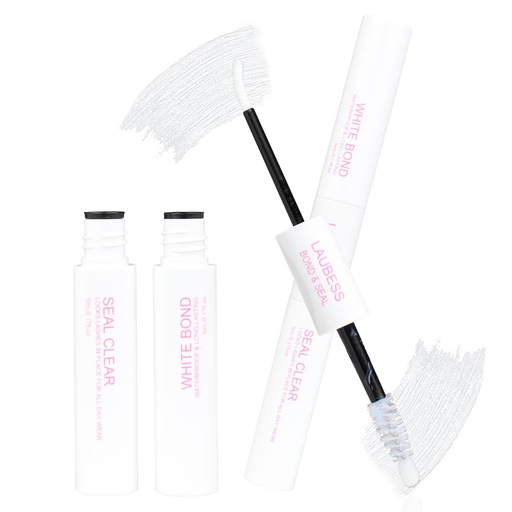 [BRSRECYPB4MG2CY3] Lash Glue for Eyelash Clusters LAUBESS 2 in 1 Lash Bond and Seal Waterproof Lash Cluster Glue 10ml Adhesive Eyelash Glue Home Use Strong Hold 72H