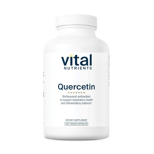 [BRSROZIKDIDREE36] Vital Nutrients Quercetin - Vegan Quercetin Supplement with Bioflavonoids for Sinus, Respiratory, Heart, & Immune Function Support - Gluten, Dairy, Soy Free - 500mg - 200 Capsules