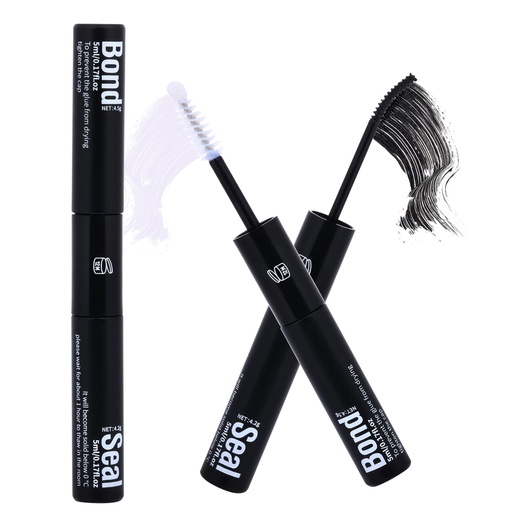 [BRSREFAQBZ6WKHQZ] Lash Glue Waterproof Eyelash Glue Strong Hold Lash Cluster Glues 2 in 1 Lash Bond and Seal for Lash Extension Long-Lasting Eyelash Adhesives DIY Lashes at Home by zanlufly