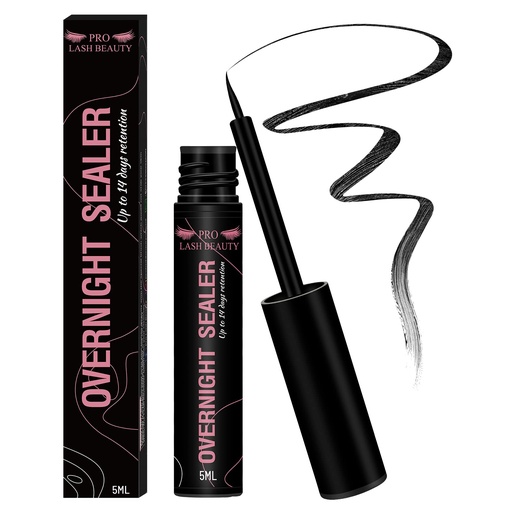 [BRSRM2YLA54GKYDA] Lash Clusters Overnighter Lash Sealer for Cluster Lashes DIY Lash Extension Overnight Sealer Extend Lash Wear Up to 14 Days Lash Sealer Long Lasting Easy to Remove 5ml Black