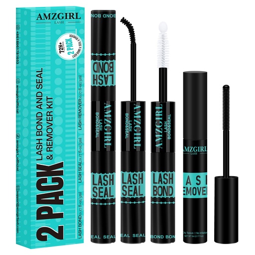 [BRSREAQOOJ4AO3TF] Lash Bond and Seal and Remover Waterproof Lash Cluster Glue Remover for Cluster Lashes DIY Eyelash Extensions Glue Strong Hold 72H+ Oil Lashes Remover Fast Remove Residue(Bond&Seal Remover)