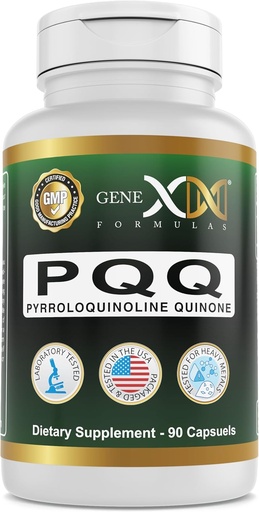 [BRSROHYKO4MGOFLK] Genex Formulas 20mg PQQ Pyrroloquinoline Quinone (90 Capsules) | Supports Mitochondria, Cardiovascular, and Cognitive Health - Non-GMO, Gluten Free, Vegetarian - 90 Day Supply