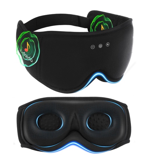 [BRSRYYL4PJ7GYF34] BambooCotton 3D Bluetooth Sleep Mask, LC-dolida 2026 New Sleep Headphones, Wireless Comfort, Sustainable Luxury for Better Sleep