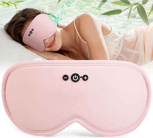 [BRSREHQCOANQ4DLK] MUSICOZY Bamboo 3D Bluetooth Sleep Mask Headphones, Ultra-Soft Bamboo Fiber Wireless Sleep Headphones, Ultra-Thin Speakers, Double-Layer Detachable Eye Mask for Side Sleepers, Gifts for Men Women