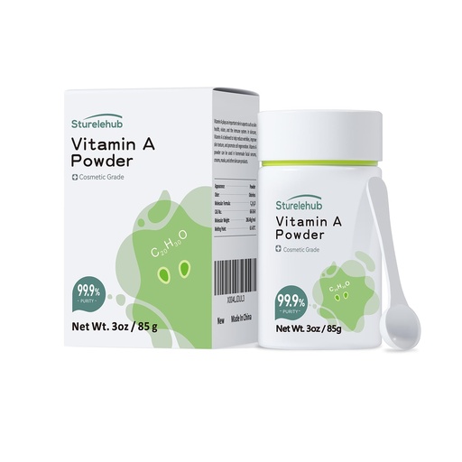 [BRSRACABAB5R6FD5] Vitamin A Palmitate Powder, Retinol Palmitate, 3OZ 99.9% Purity, Cosmetic Grade, Vitamin A Powder for Homemade Cosmetics
