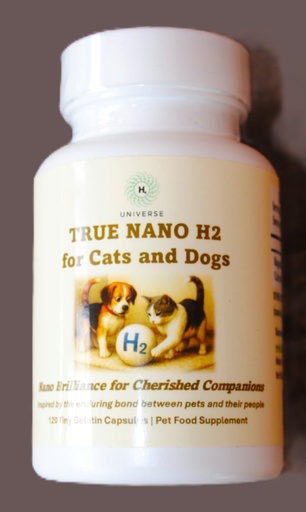 [BRSRGGQZDNYGYGTB] for Cats & Dogs – Advanced Molecular Hydrogen Supplement for Cellular Health, Vitality & Recovery – 120 Capsules