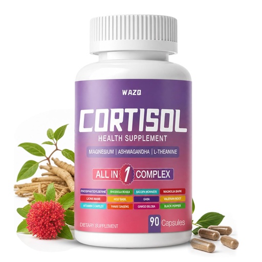 [BRSRYYITPJ7B6YDL] Cortisol Capsules for Women Matcha – Adaptogens, Magnesium & L-Theanine for Energy, Focus & Hormone Health