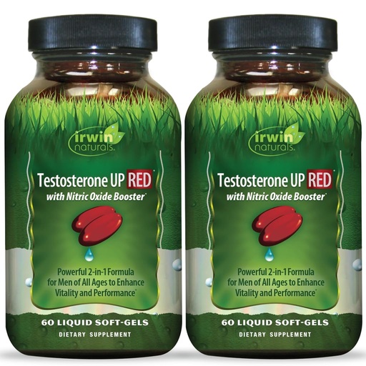 [BRSRYYIRPMFRG3YU] Irwin Naturals Testosterone Up Red 60 Softgels (2 Pack)