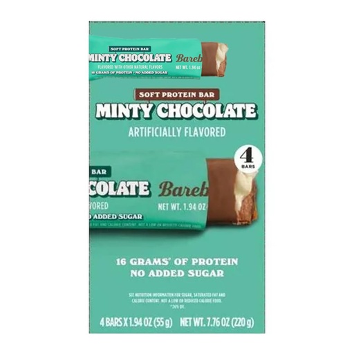[BRSRYZQPC4HWYFI4] Barebels Nutrition Bars 7.76oz/4Bar (Minty Chocolate)