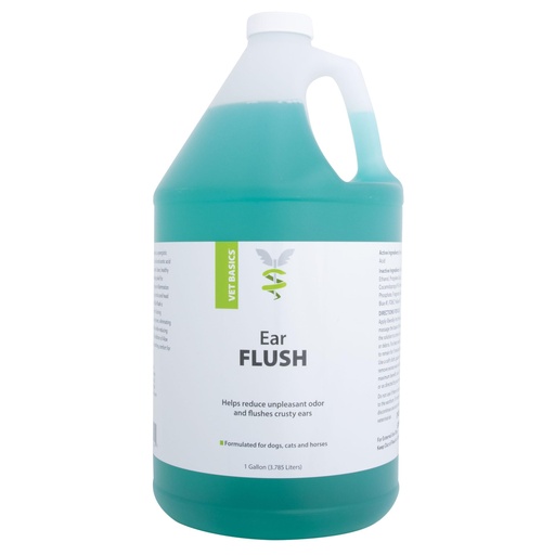 [BRSRABQ7OR6QEYDL] Revival Animal Health Vet Basics Ear Flush for Dogs, Cats and Horses, Acetic Acid and Boric Acid Formula with Aloe Vera, Helps Maintain Clean Ear Environment, Deodorizing Pet Ear Wash, 1 Gallon