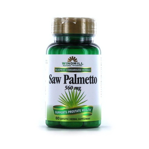 [BRSWIYYADMIGECL6] Windmill herbals saw palmetto 320 mg dietary supplement caplets - 60 ea