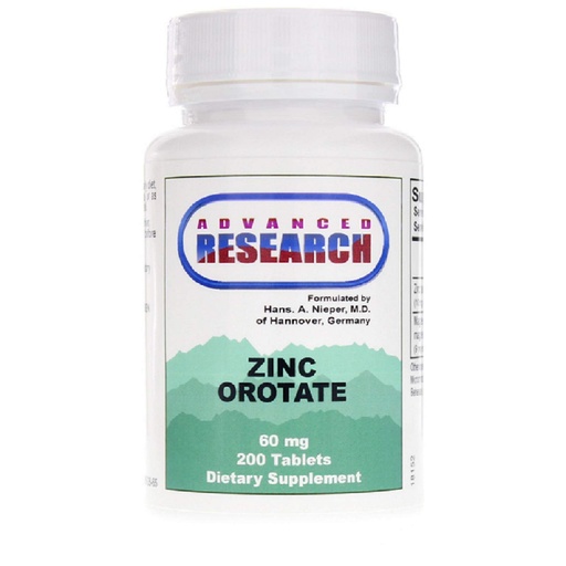 [BRSWKGQ2BN6Q22Q3] Zinc Orotate 60 mg 200 Tabs (Pack of 2)