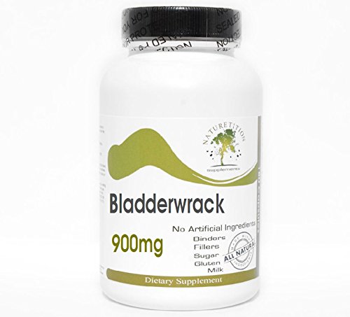 [BRSWK2YLB4CRMCQV] Bladderwrack 900mg ~ 100 Capsules - No Additives ~ Naturetition Supplements