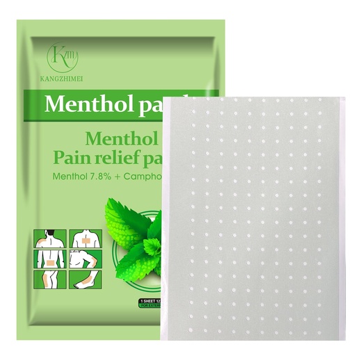 [BRSRE23QB57AGF3O] 20 Pcs Menthol Relief Patches - Cool Back Relief Patch Ultra Strength - Cooling Menthol Patch for Fast-Acting Muscle and Joint Relief for Lumbar, Neck, Shoulder, and Back Mint