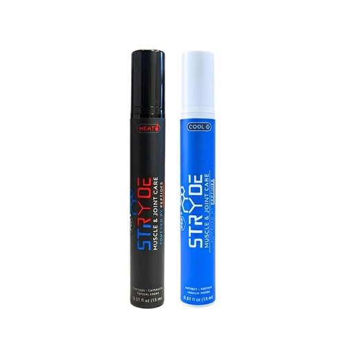 [BRSRGAQZDEDQKH33] PEP+ STRYDE Peptide-Powered Muscle & Joint Care System – Dual-Action Activation & Recovery Creams with Capsaicin + Menthol, Fast-Absorbing, Non-Greasy, 0.51 fl oz (2-Pack, 45–60 Uses per Bottle)