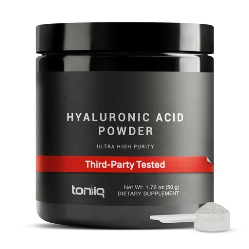 [BRSRGYAKCAMQO2DG] Ultra Purified Bioavailable Hyaluronic Acid Powder – for Deeper Skin Hydration – 250 mg with Vitamin C for Enhanced Absorption – 180 Servings