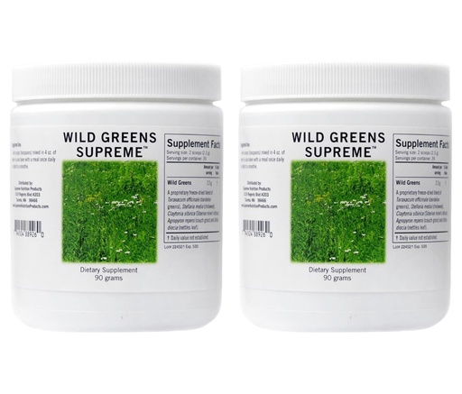 [BRSREFARAAOWOHTA] Supreme Nutrition Wild Greens Supreme, Pure 90 Grams Herbal Combination Powder (Pack of 2)