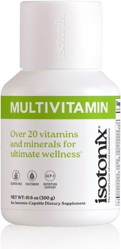 [BRSWGHQOAQCAGEL7] Isotonix® Multivitamine sans fer – Supplément quotidien complet pour l'énergie, le soutien immunitaire, la peau et la santé des os – 90 portions – Formule isotonique potable