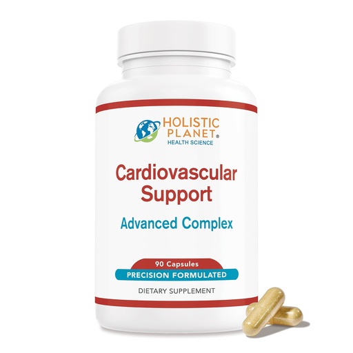 [BRSRMZI2BMPAKD3F] Cardiovascular Support - Robust Cardiovascular Complex - Supports Blood Pressure, Circulation, Heart Energy & Nitric Oxide - 22 Heart Healthy Ingredients - Hawthorn, CoQ10