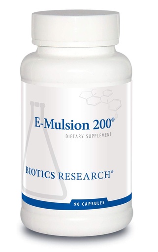 [BRSWGEI2CIDREGTF] BIOTICS RESEARCH E Mulsion 2 Emulsified, Enhanced Absorption, Vitamin E, Mixed Tocopherols, Antioxidant, Cardiovascular Health, Immune Support 90 Capsules