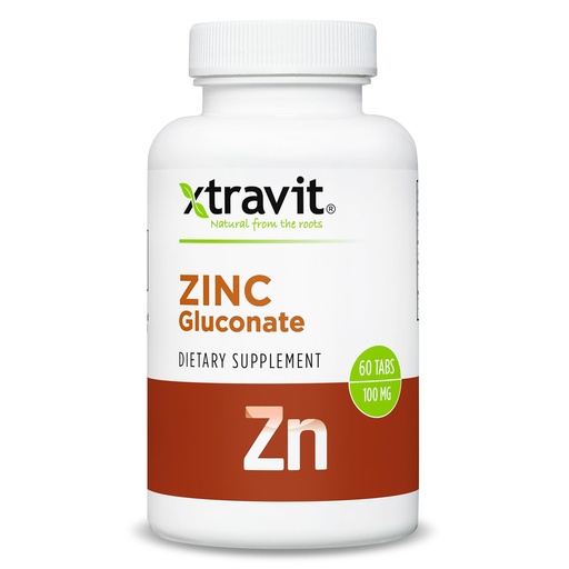 [BRSRACAPAABRUF36] Zinc Supplement – Natural Immune Balance Supplements for Men & Women - Support Skin, Hair, Nails, & Overall Wellness - Vegan, Non-GMO, Gluten-Free, No Fillers, 100 mcg, 60 Tablets