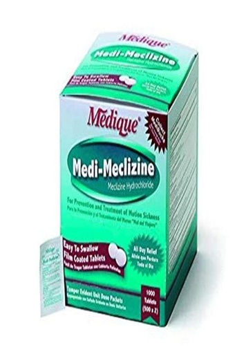 [BRSWGGAHAQHR42Q2] Medique Medi-Meclizine, 1,000/Box